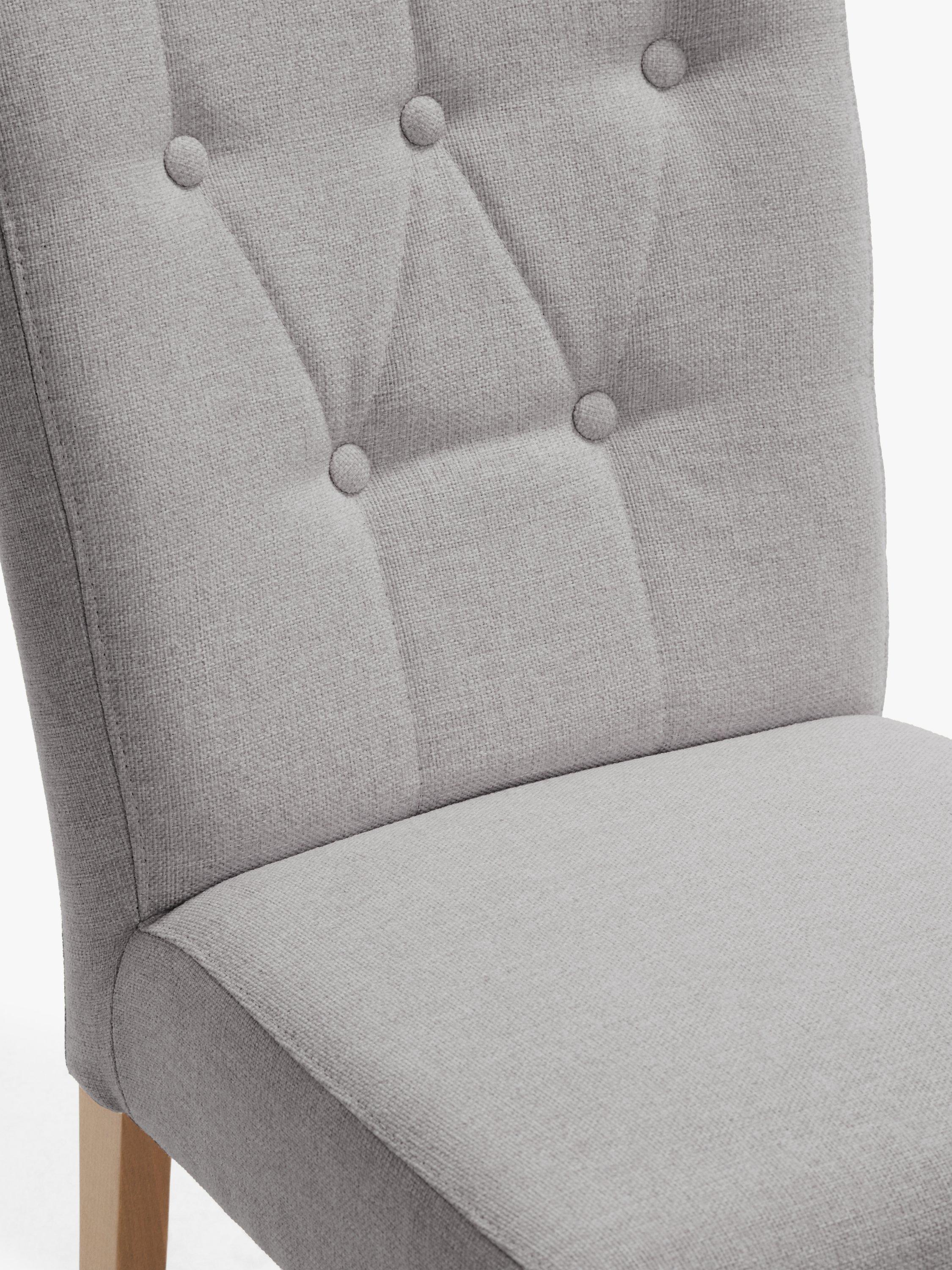 John Lewis Margo dining chair set in brushed tweed - British brand