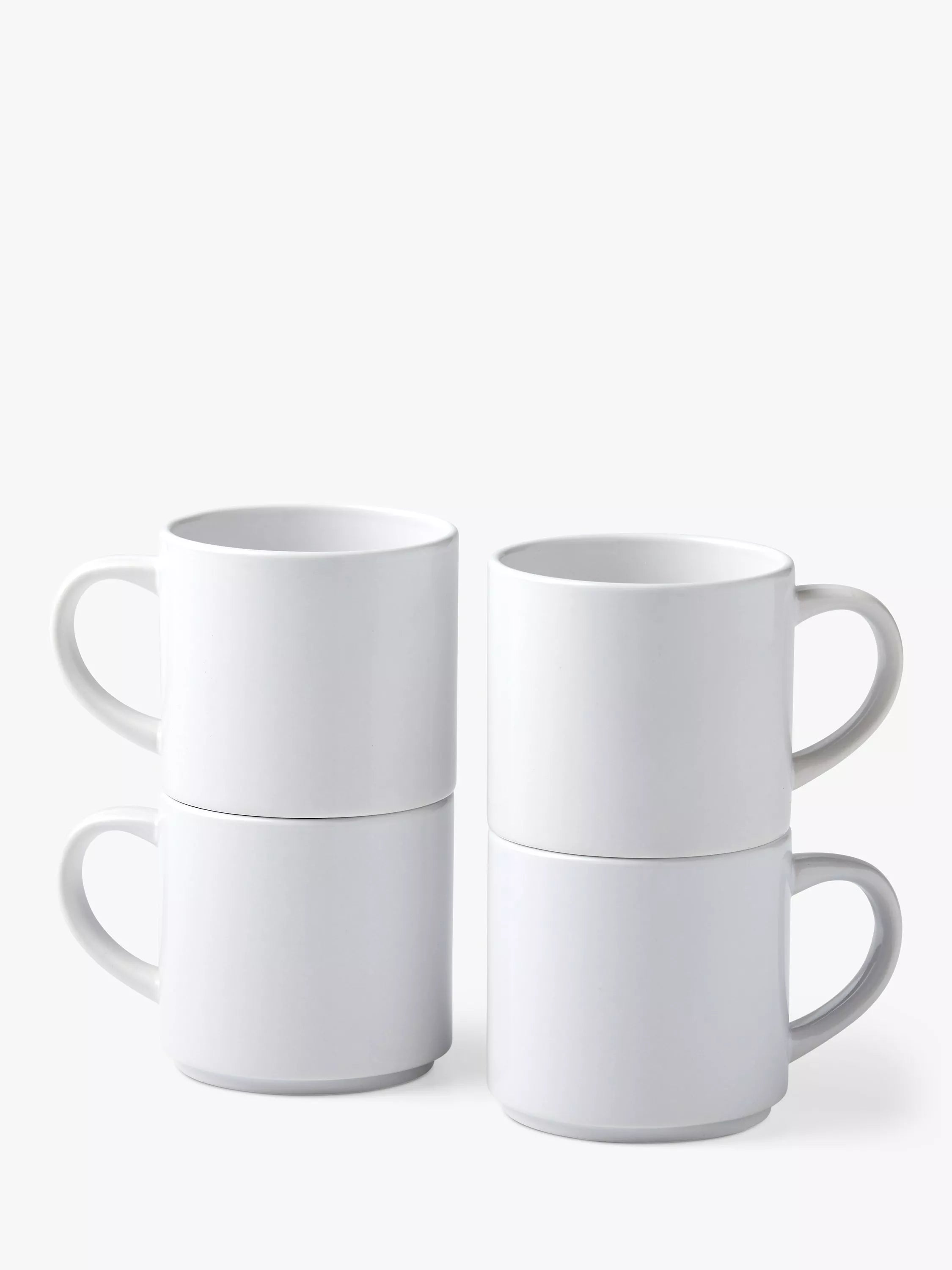 Cricut white ceramic mug blank 300ml set of 4, imported from the UK