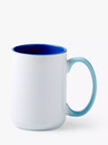 Cricut Mug Press Ceramic Mug Blank, Ocean, 425ml