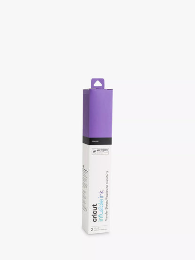 Láminas de transferencia de tinta infusible Cricut, colores sólidos, paquete de 2