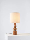 John Lewis Stacked Wooden Table Lamp