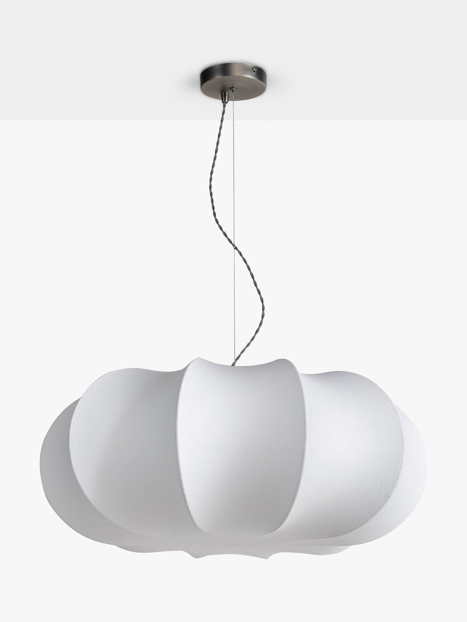 John Lewis Petula oversized pendant ceiling light white 65cm (British brand)