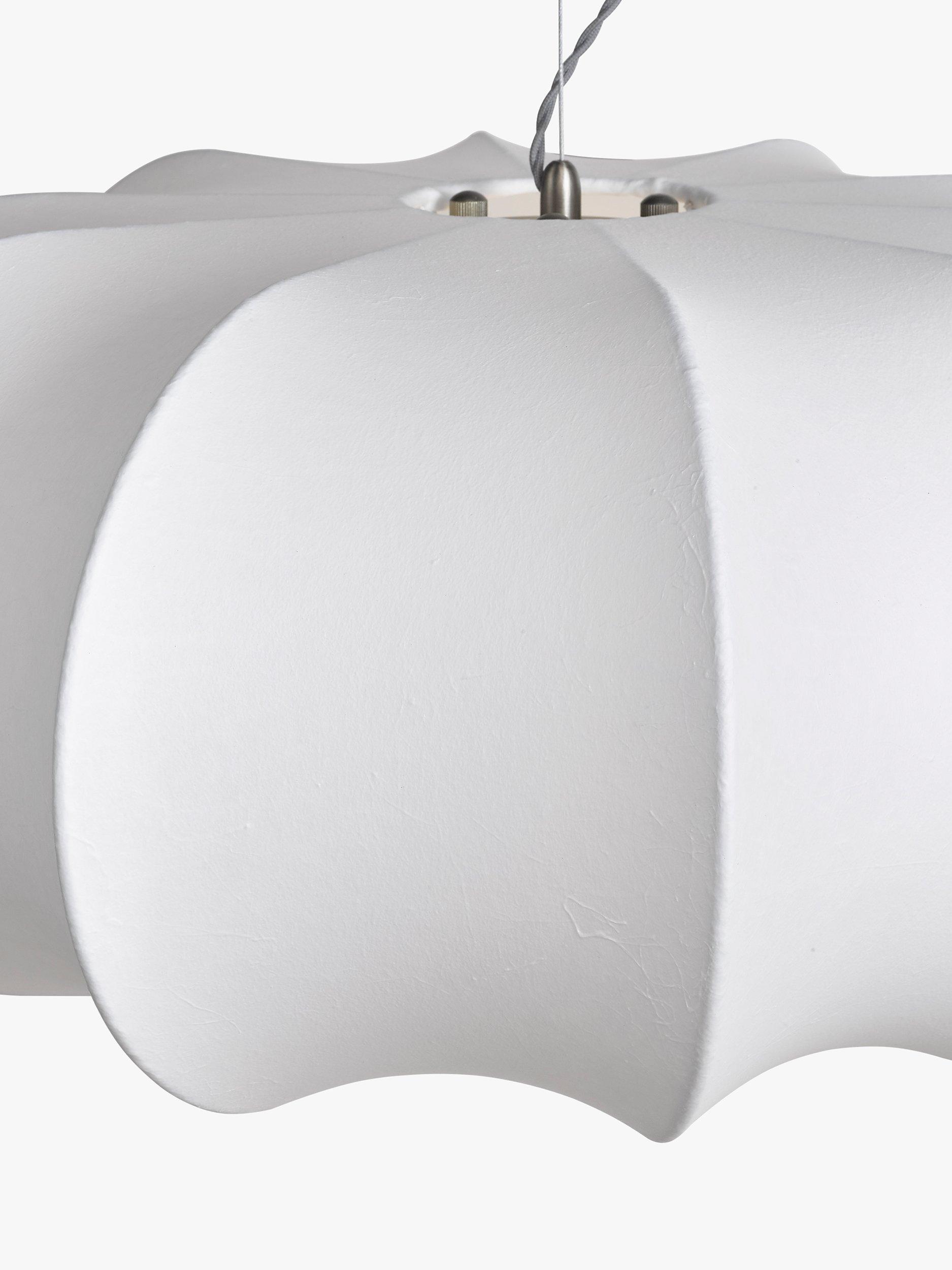 John Lewis Petula oversized pendant ceiling light white 65cm (British brand)