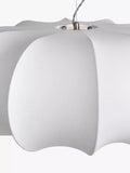 John Lewis Petula oversized pendant ceiling light white 65cm (British brand)