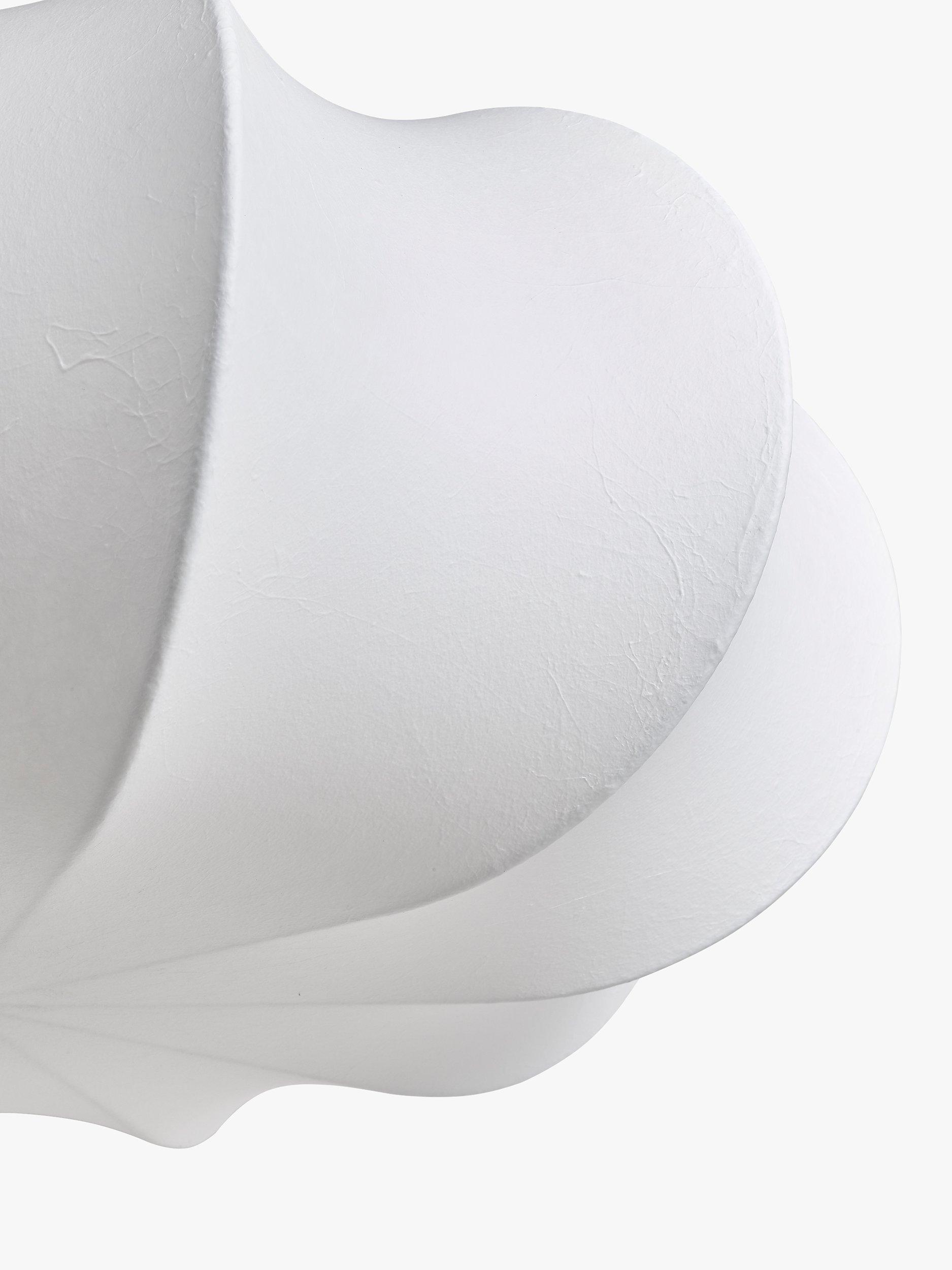 John Lewis Petula oversized pendant ceiling light white 65cm (British brand)