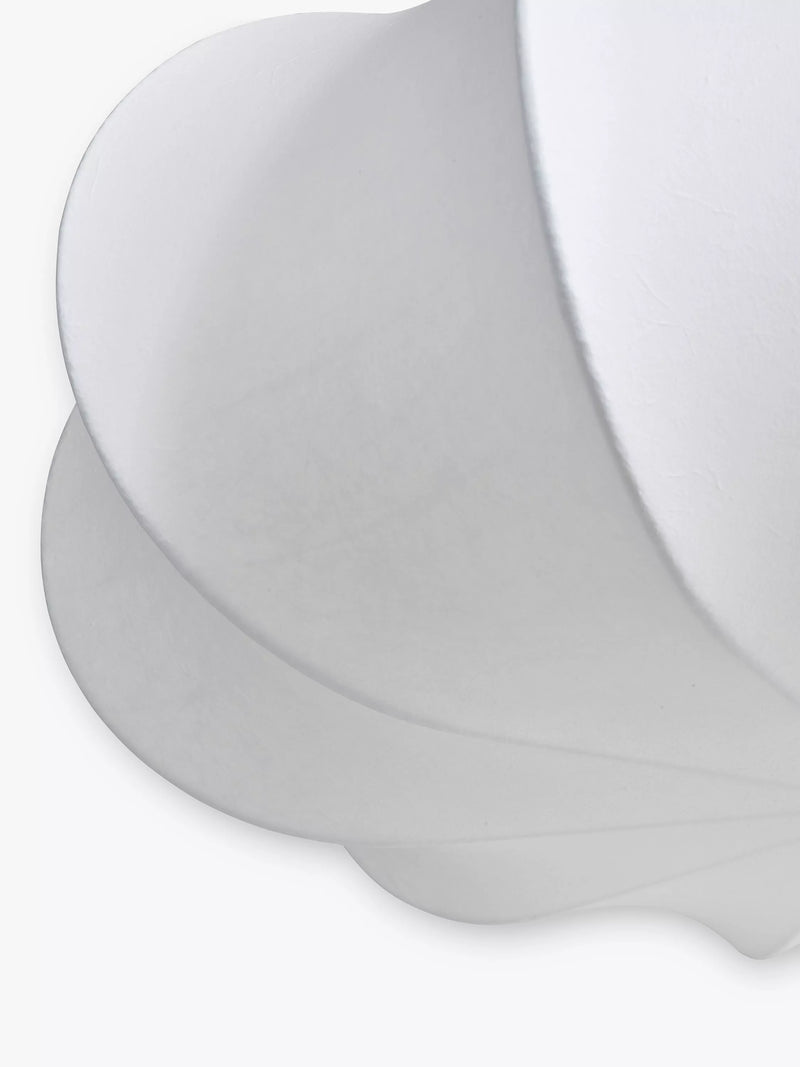 John Lewis Petula oversized pendant ceiling light white 65cm (British brand)