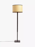 John Lewis Serenity natural woven floor lamp, imported from the UK