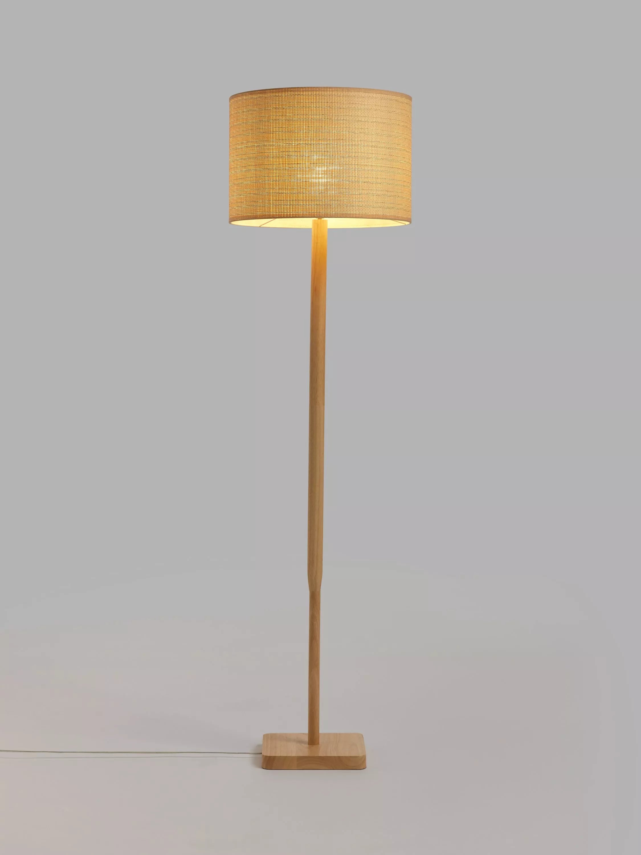 John Lewis Serenity Natural Woven Floor Lamp, Natural