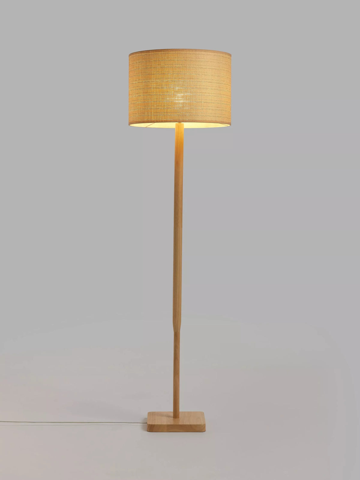 John Lewis Serenity Natural Woven Floor Lamp, Natural