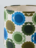 Orla Kiely green scallop table lamp 49cm, imported from the UK
