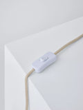 Orla Kiely yellow blossom ceramic table lamp, imported from the UK