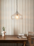 John Lewis Cartmel textured glass pendant ceiling light, imported from the UK