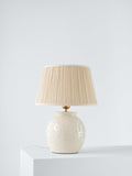 John Lewis Seafoam ceramic table lamp, imported from the UK