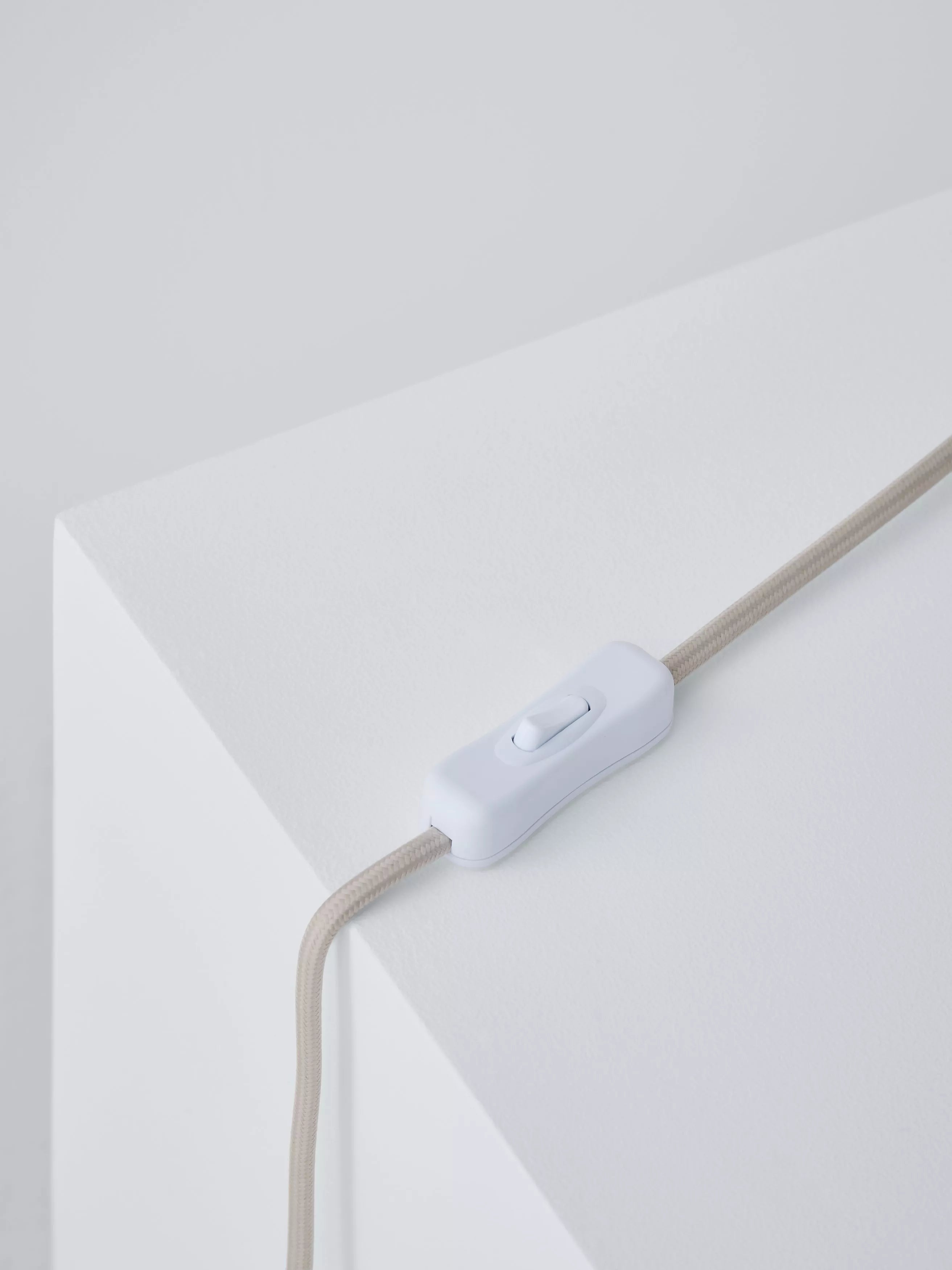 John Lewis Seafoam ceramic table lamp, imported from the UK