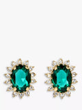 Eclectica Swarovski crystal clip-on earrings, UK version