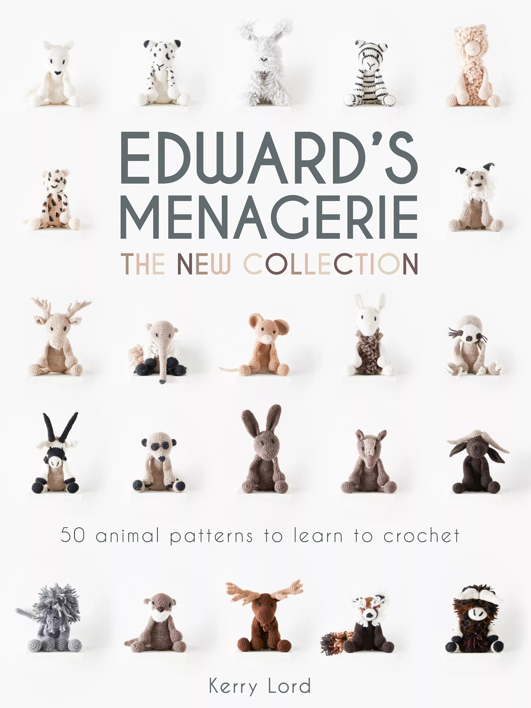 TOFT Edward's Menagerie crochet book hardback, UK version