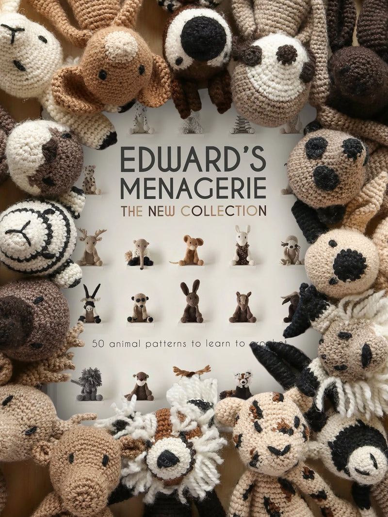 TOFT Edward's Menagerie crochet book hardback, UK version