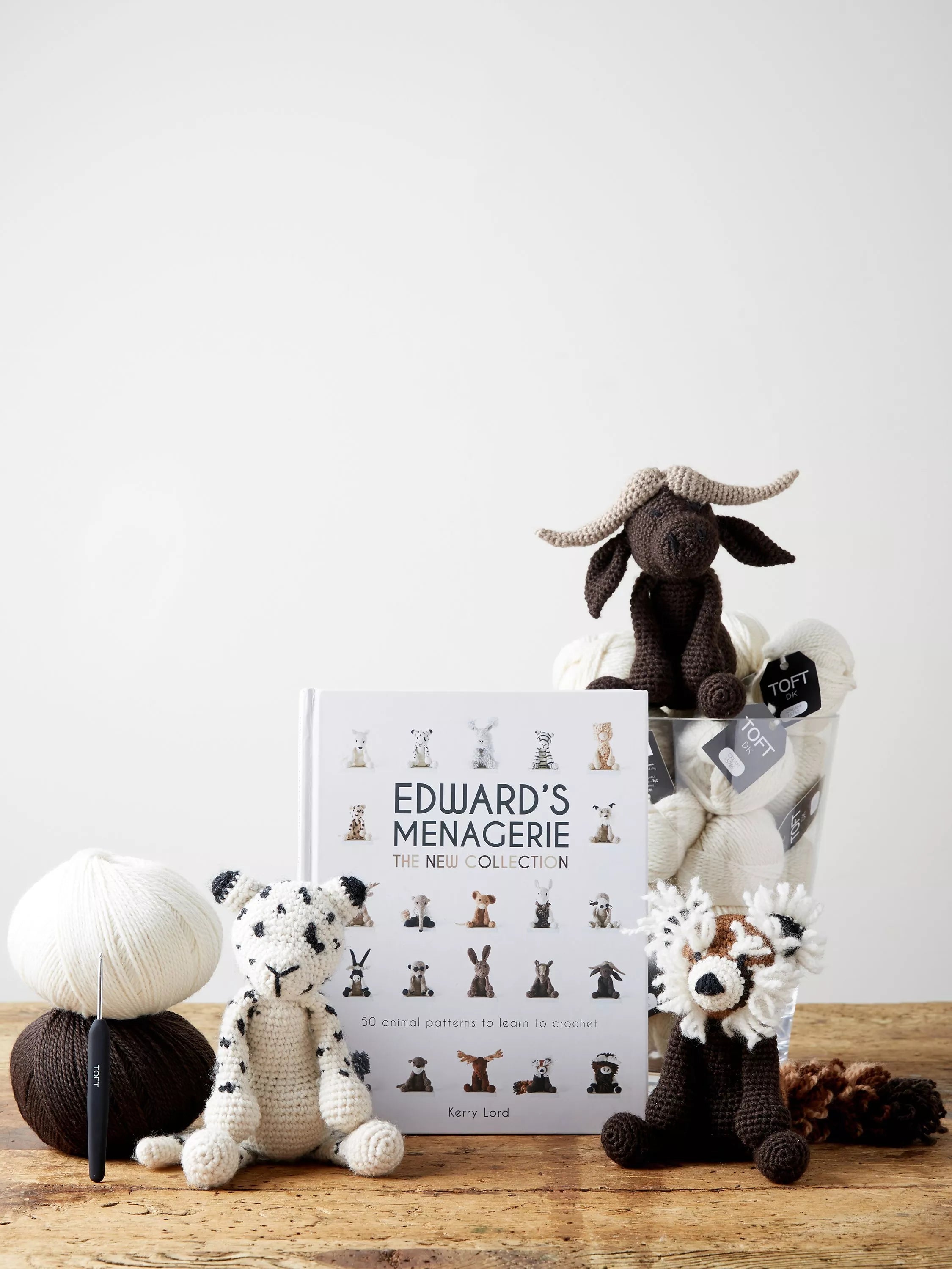 TOFT Edward's Menagerie crochet book hardback, UK version