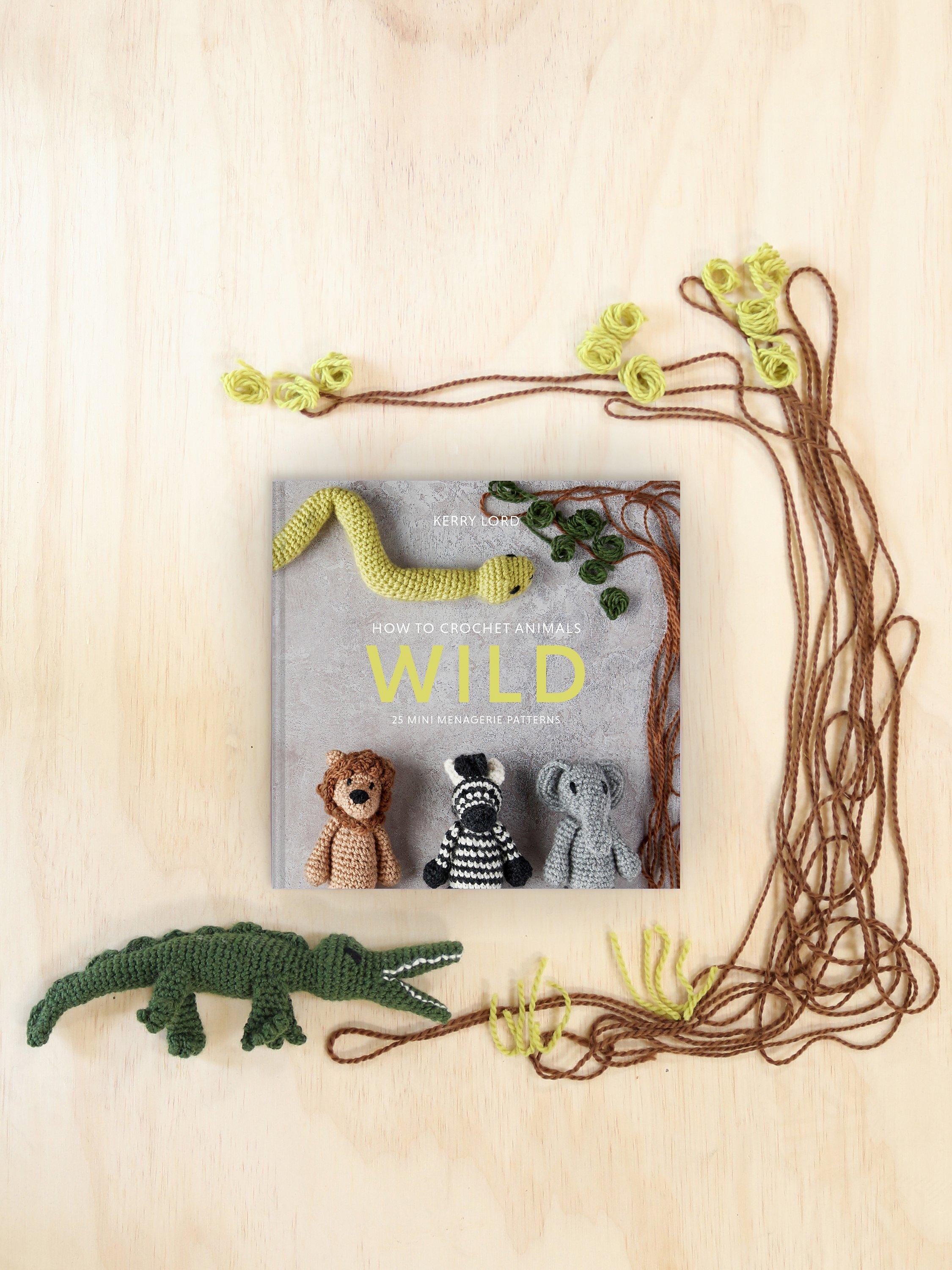 TOFT WILD crochet pattern book 25 animals - British product