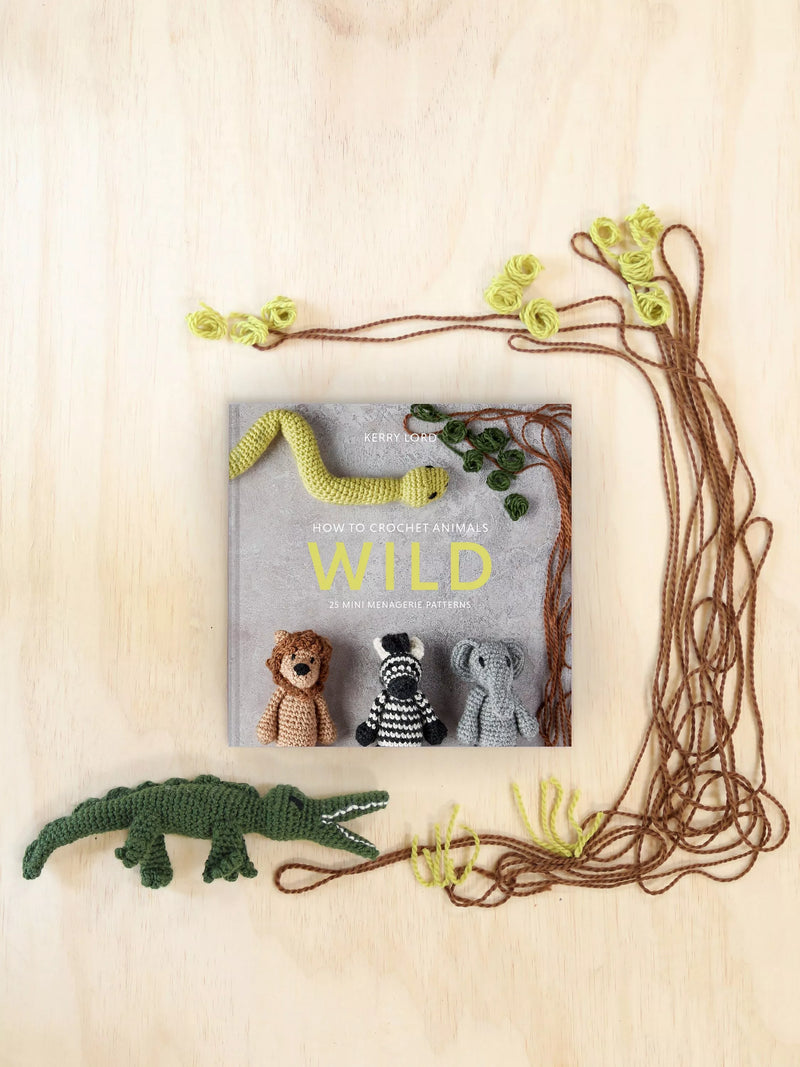TOFT WILD crochet pattern book 25 animals - British product