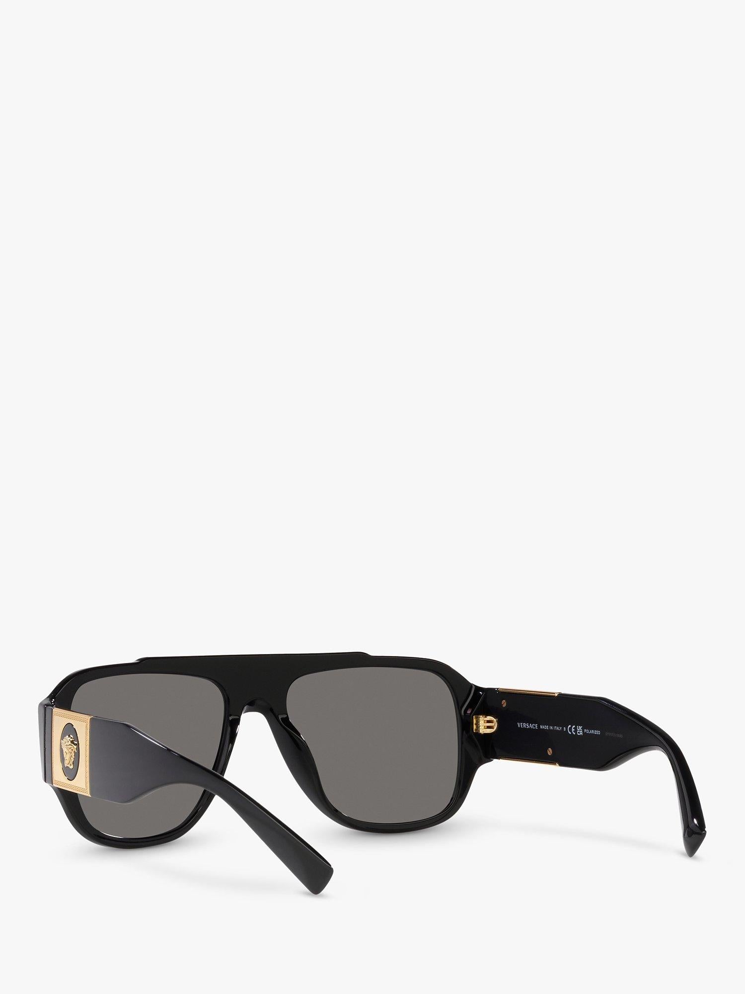 Versace Men's Polarised Pillow Sunglasses, UK version