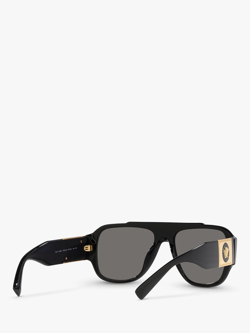 Versace Men's Polarised Pillow Sunglasses, UK version
