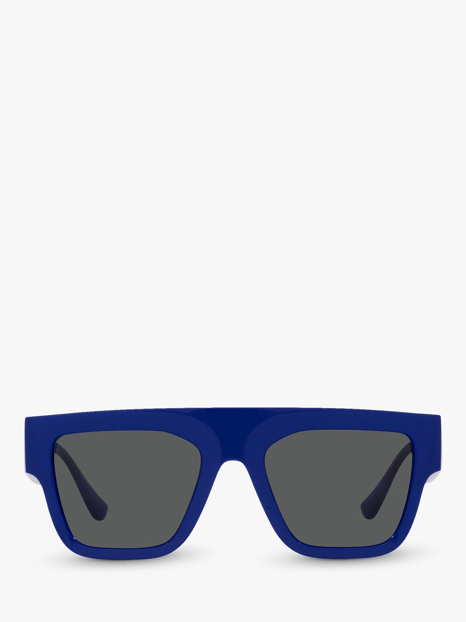Versace rectangular sunglasses men's black frame, UK version