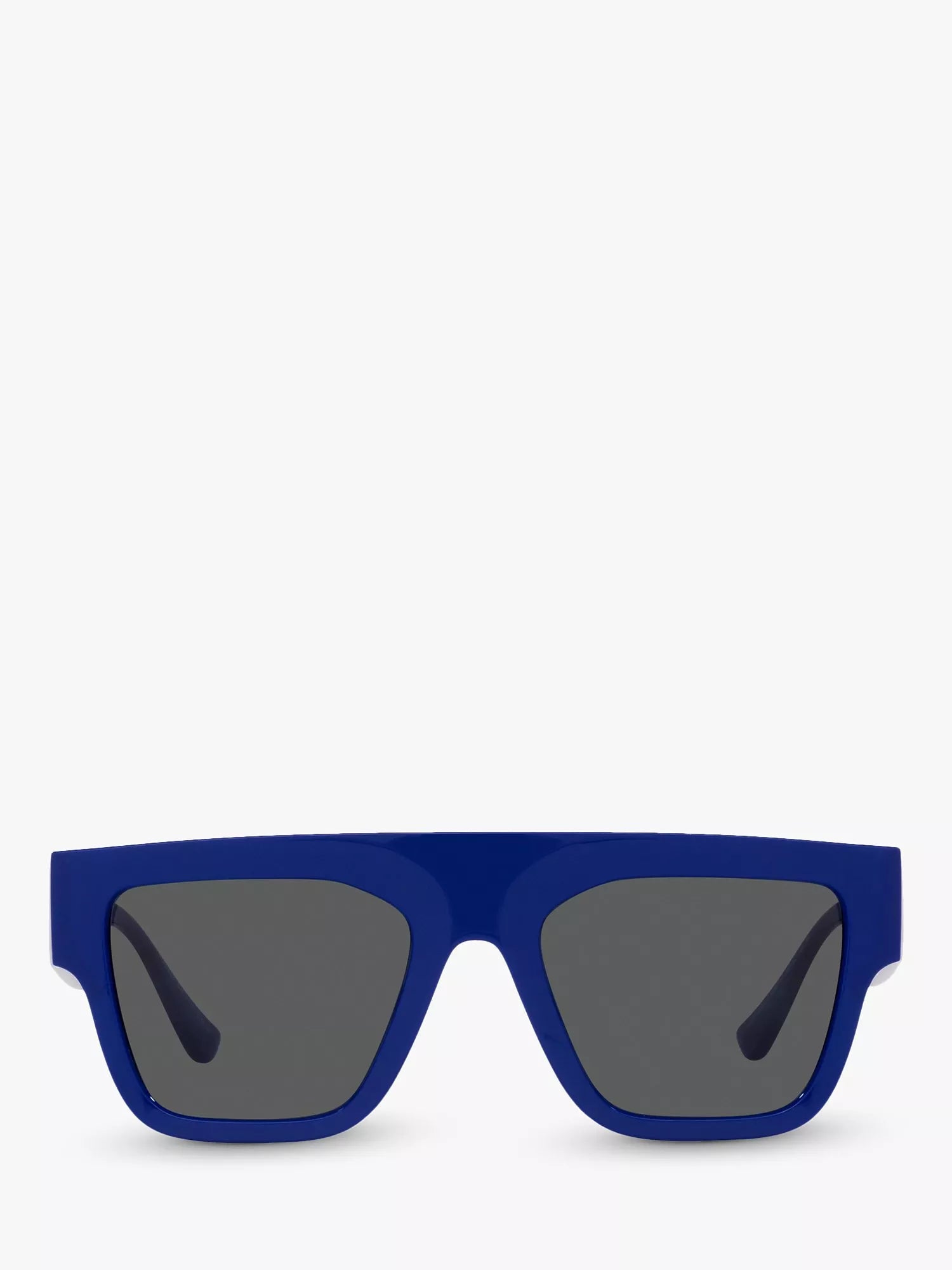 Versace rectangular sunglasses men's black frame, UK version