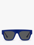 Versace rectangular sunglasses men's black frame, UK version
