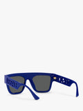 Versace rectangular sunglasses men's black frame, UK version