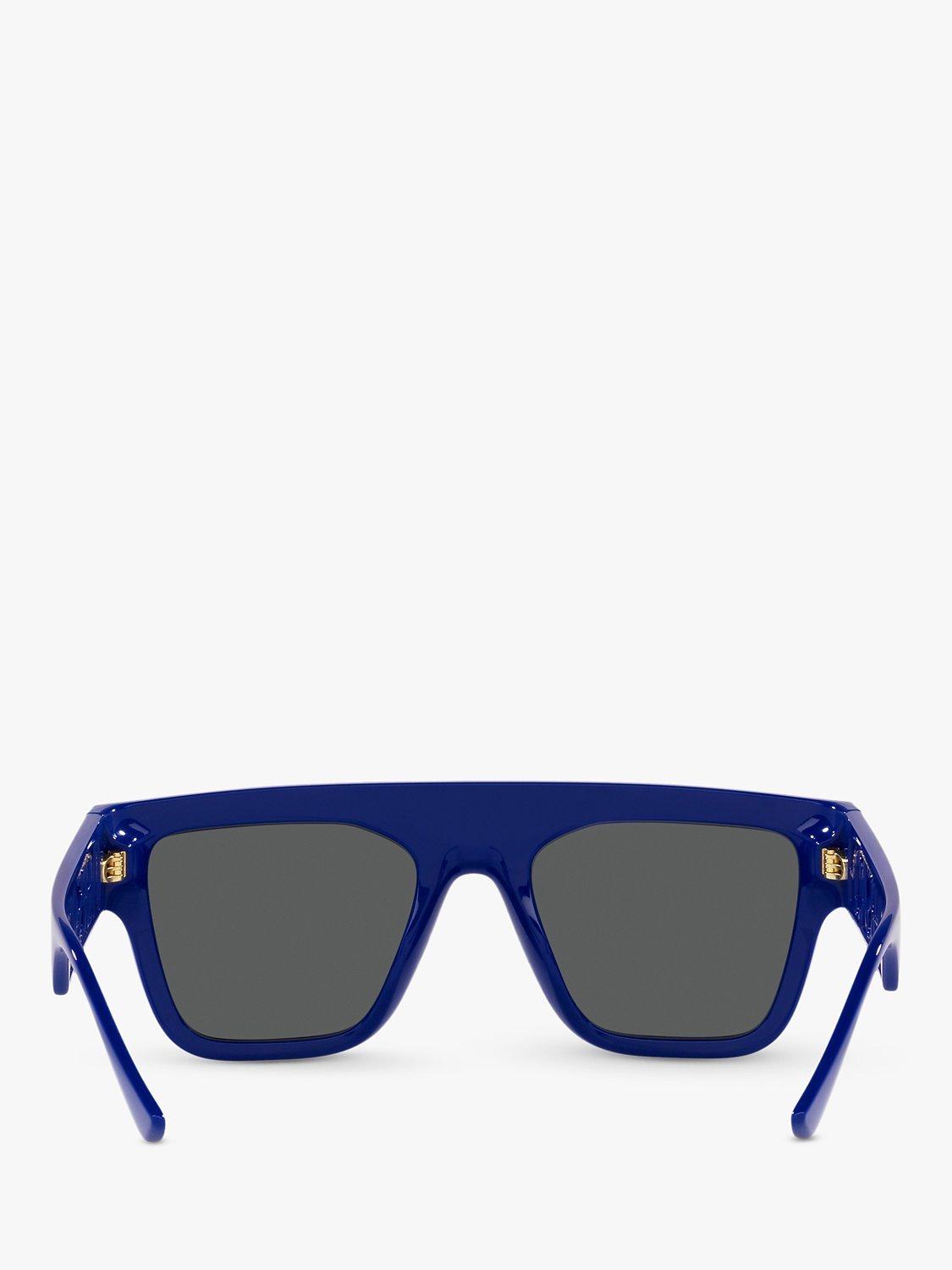 Versace rectangular sunglasses men's black frame, UK version