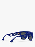 Versace rectangular sunglasses men's black frame, UK version