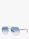 Ray-Ban RB3699 square sunglasses gunmetal, UK version