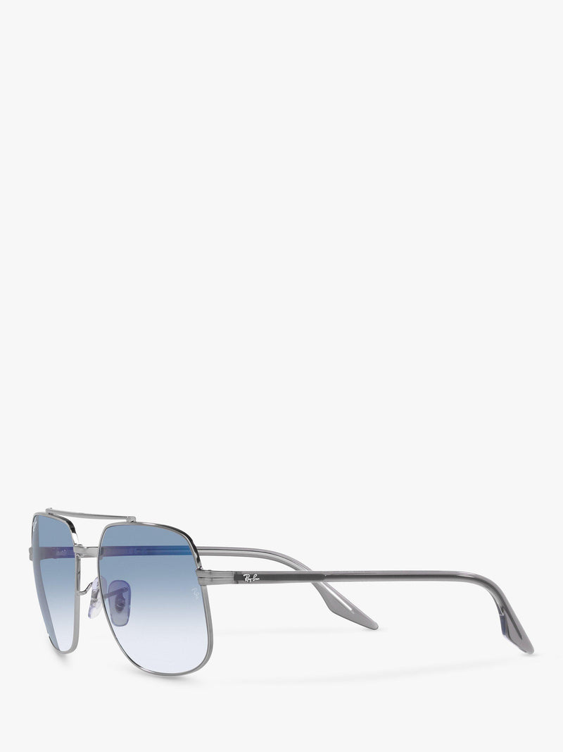 Ray-Ban RB3699 square sunglasses gunmetal, UK version