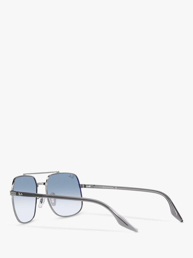 Ray-Ban RB3699 square sunglasses gunmetal, UK version