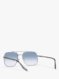 Ray-Ban RB3699 square sunglasses gunmetal, UK version