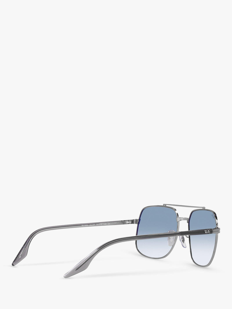 Ray-Ban RB3699 square sunglasses gunmetal, UK version