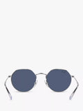 Ray-Ban Junior Jack Sunglasses Silver/Blue, imported from the UK