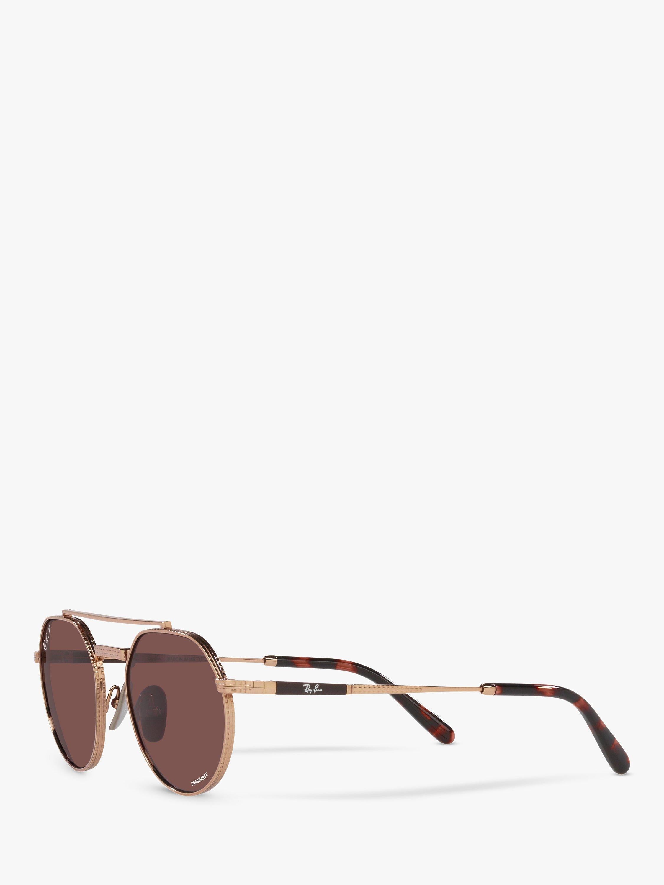 Ray-Ban Jack II titanium irregular sunglasses (British brand)