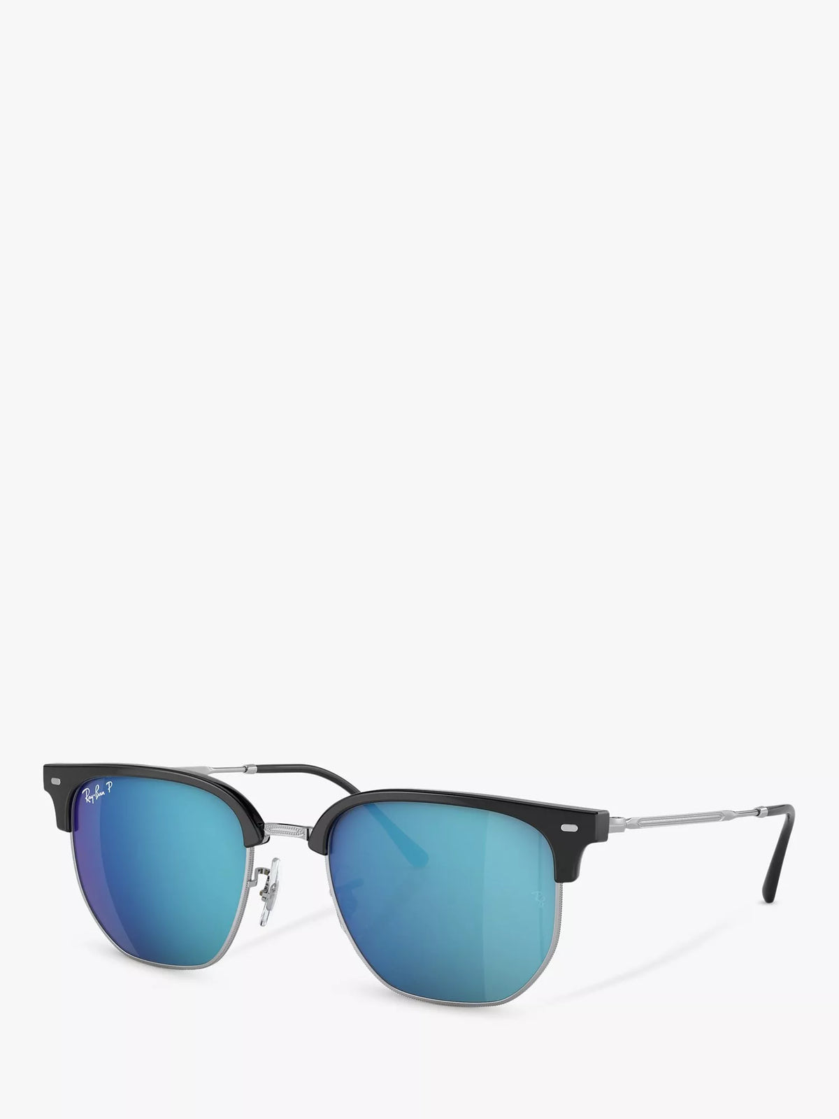 Ray-Ban RB8265 irregular sunglasses black silver, imported from the UK