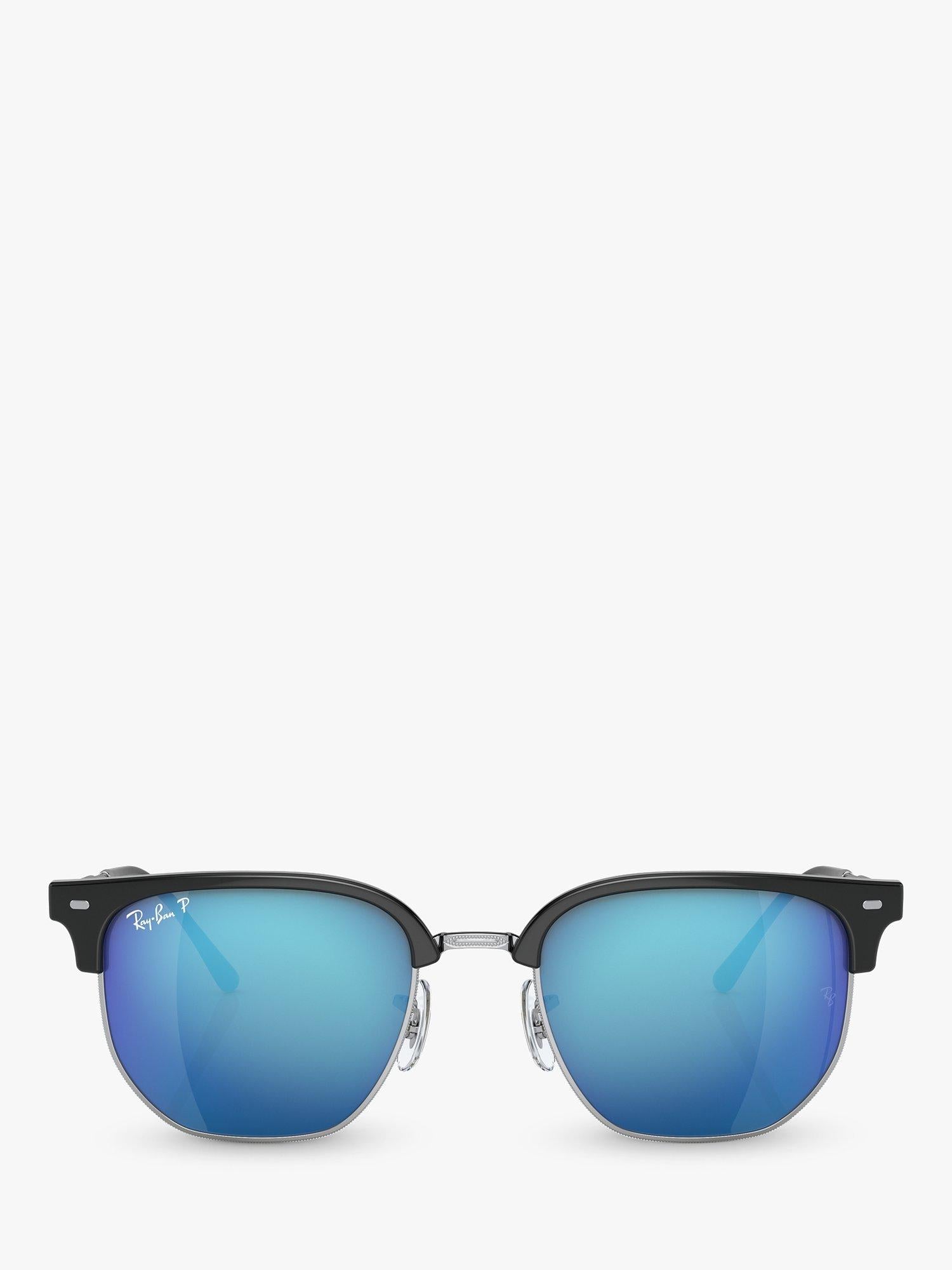 Ray-Ban RB8265 irregular sunglasses black silver, imported from the UK