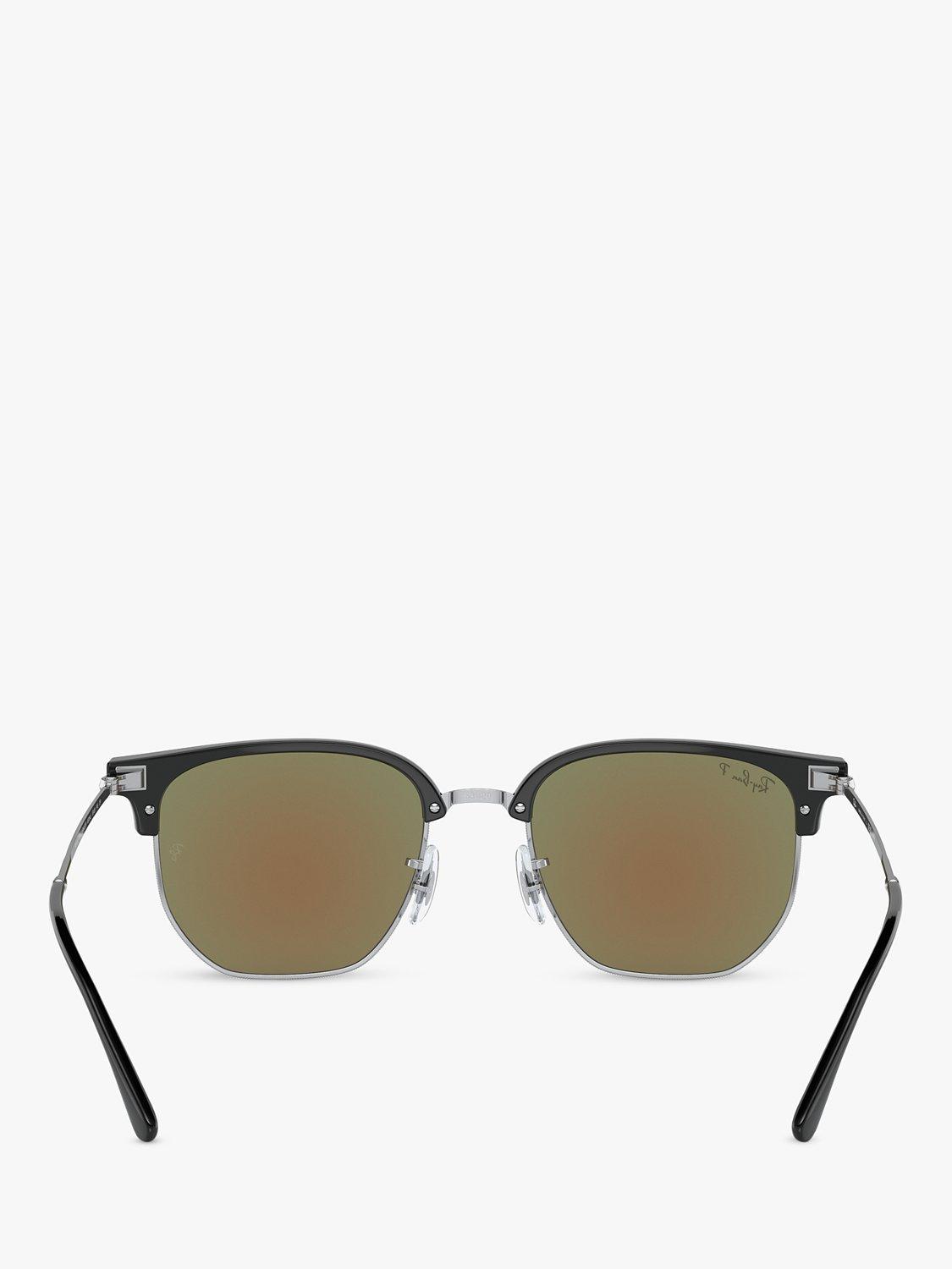Ray-Ban RB8265 irregular sunglasses black silver, imported from the UK