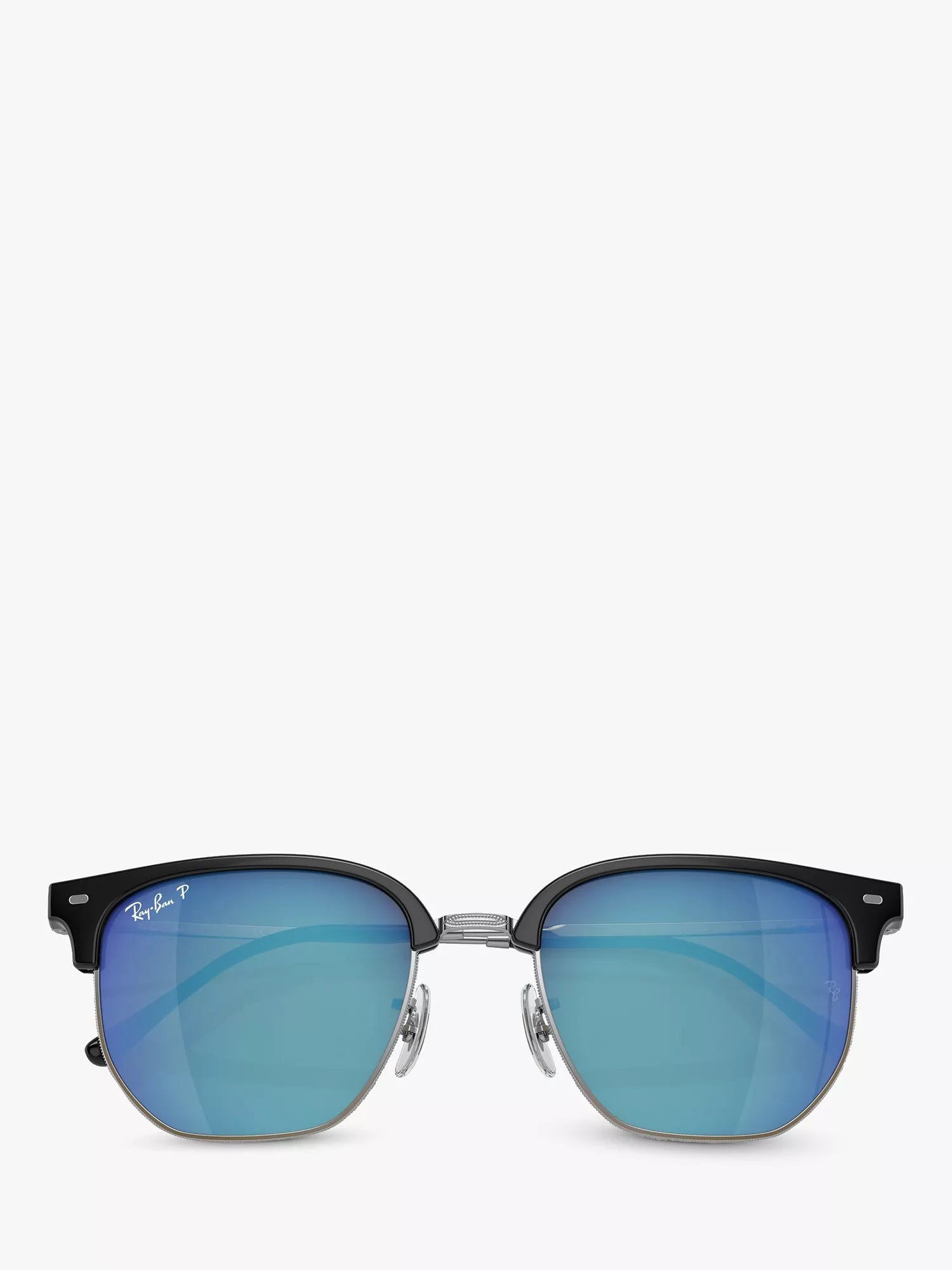 Ray-Ban RB8265 irregular sunglasses black silver, imported from the UK