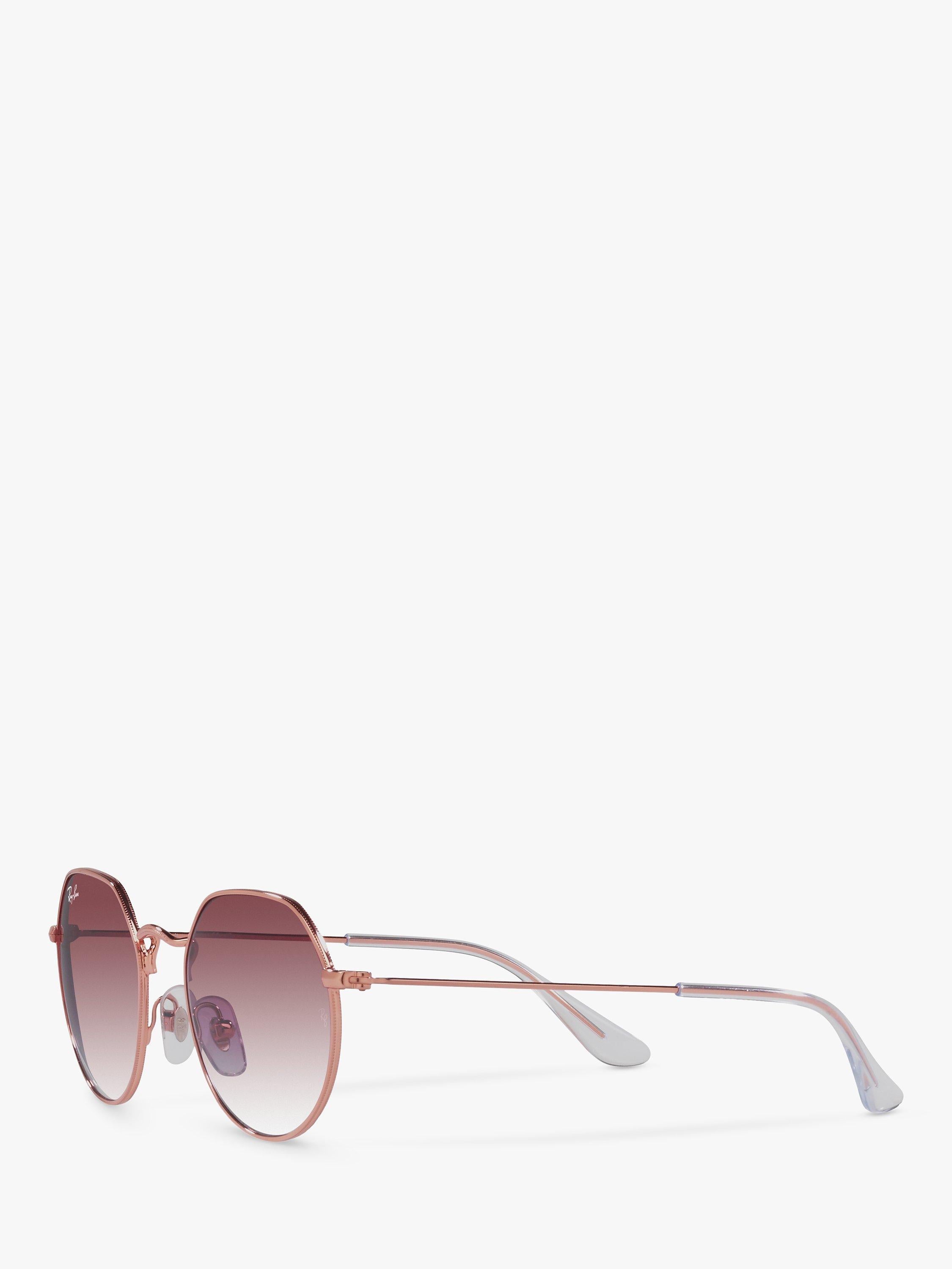 Ray-Ban Junior Jack RJ9565S sunglasses rose gold pink gradient, UK version