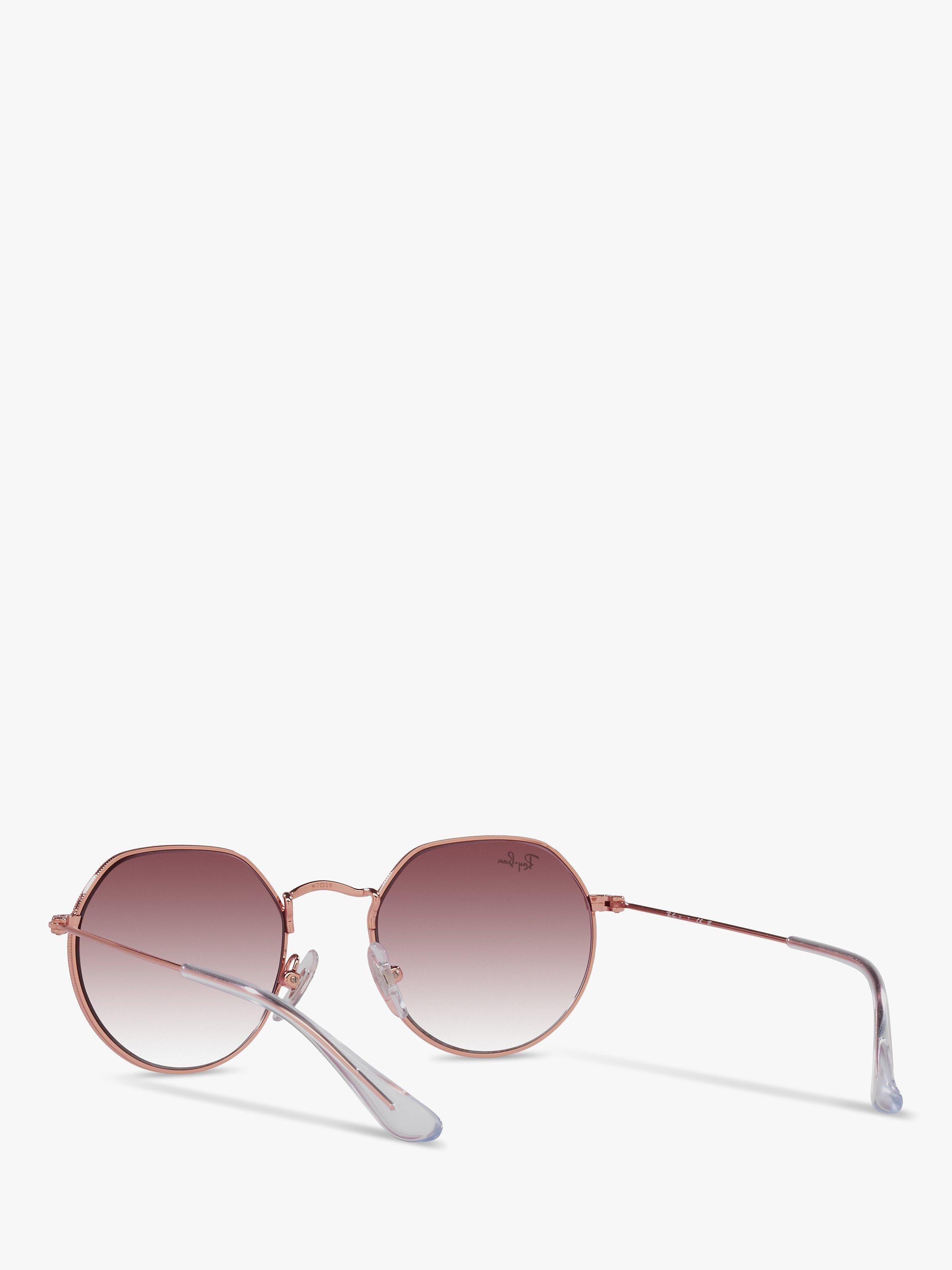 Ray-Ban Junior Jack RJ9565S sunglasses rose gold pink gradient, UK version