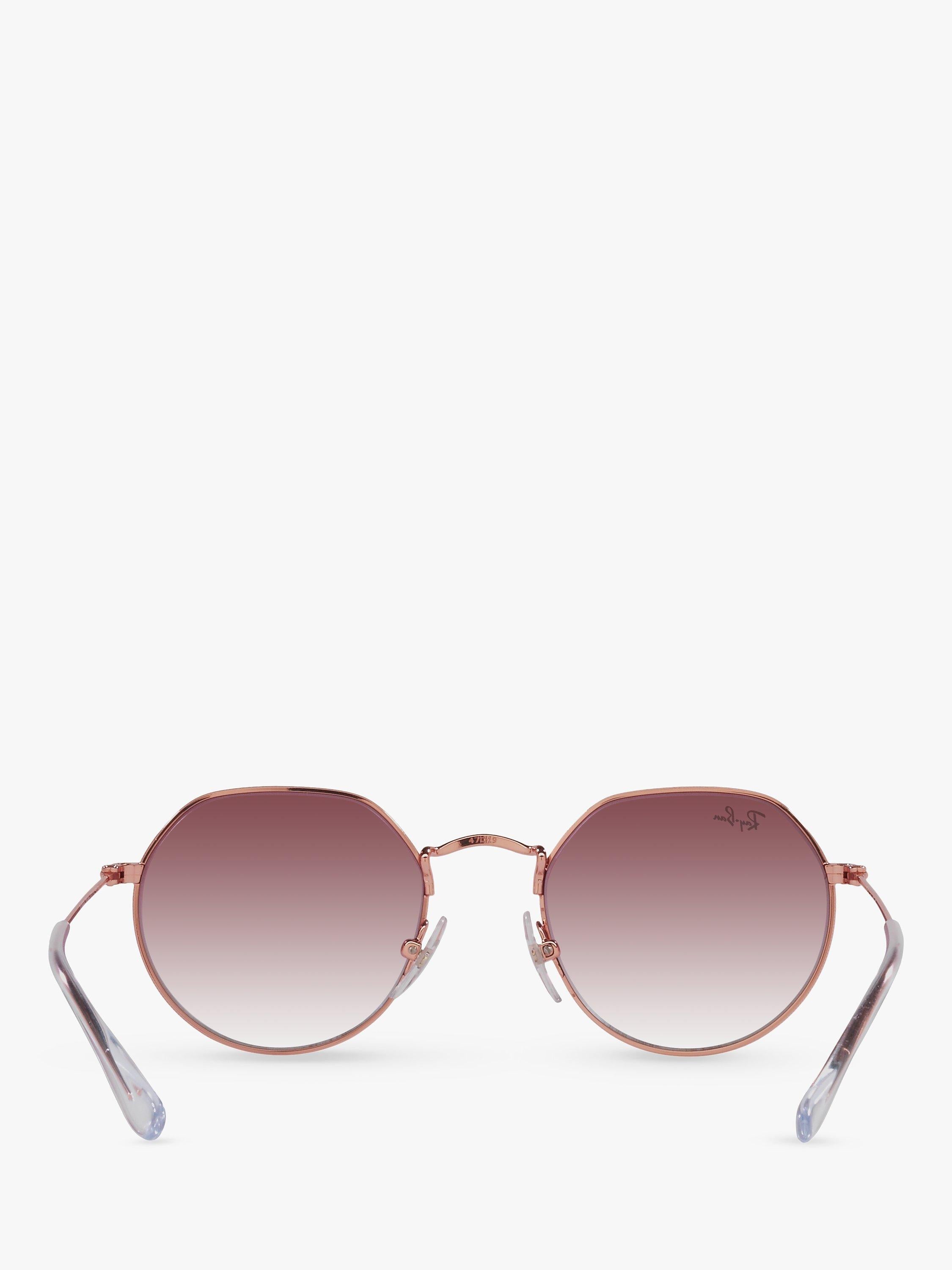 Ray-Ban Junior Jack RJ9565S sunglasses rose gold pink gradient, UK version