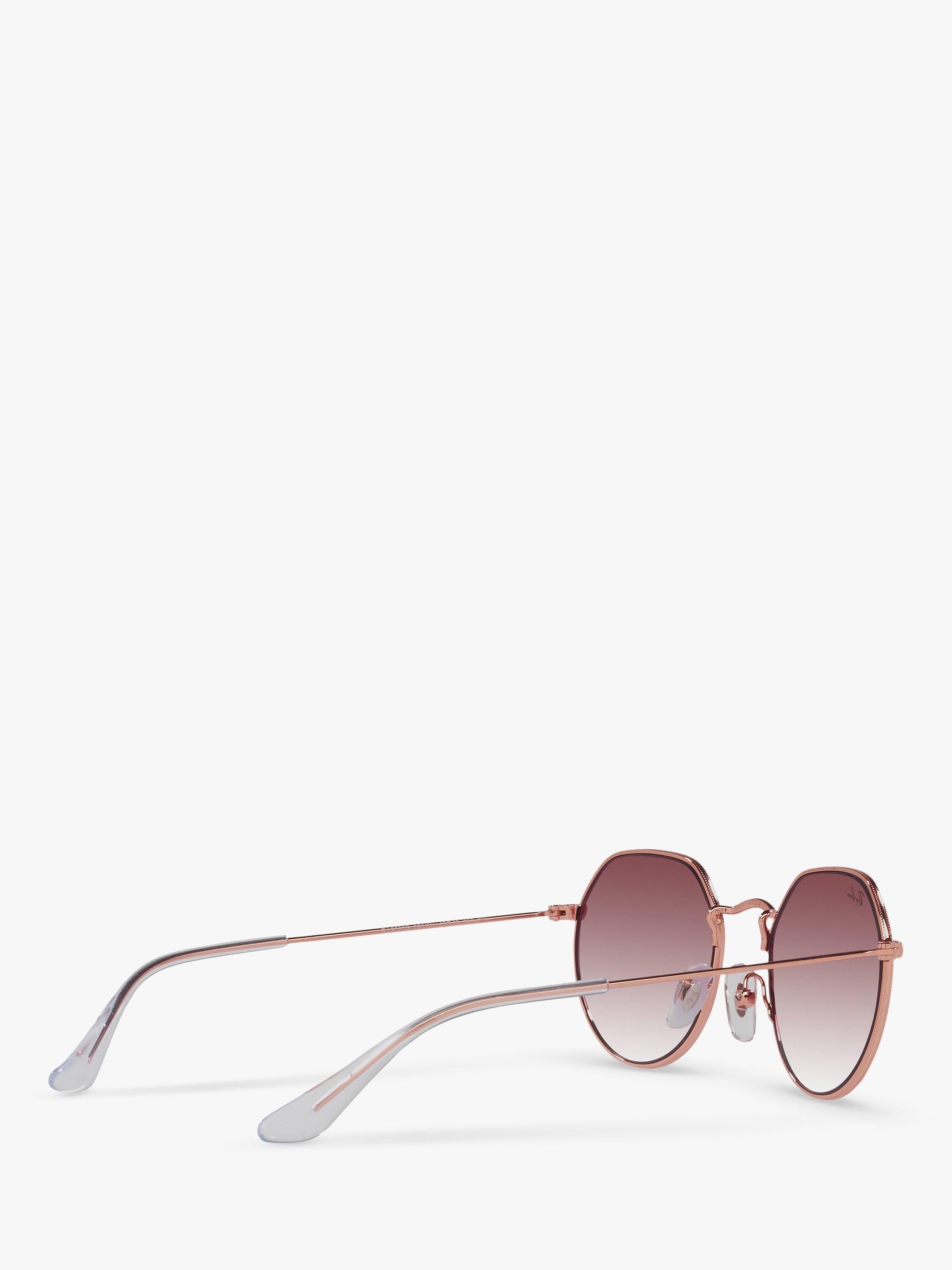 Ray-Ban Junior Jack RJ9565S sunglasses rose gold pink gradient, UK version