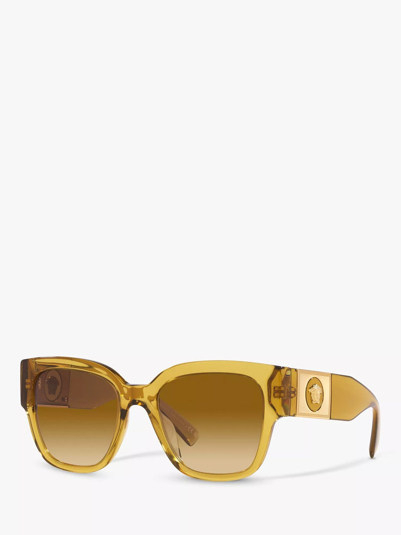 Versace pillow sunglasses honey brown gradient - British product