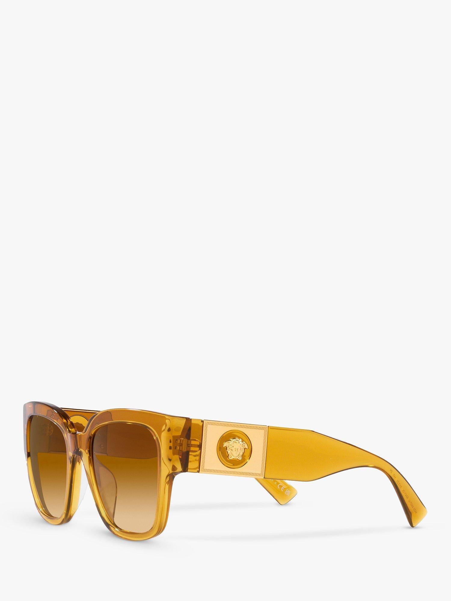 Versace pillow sunglasses honey brown gradient - British product