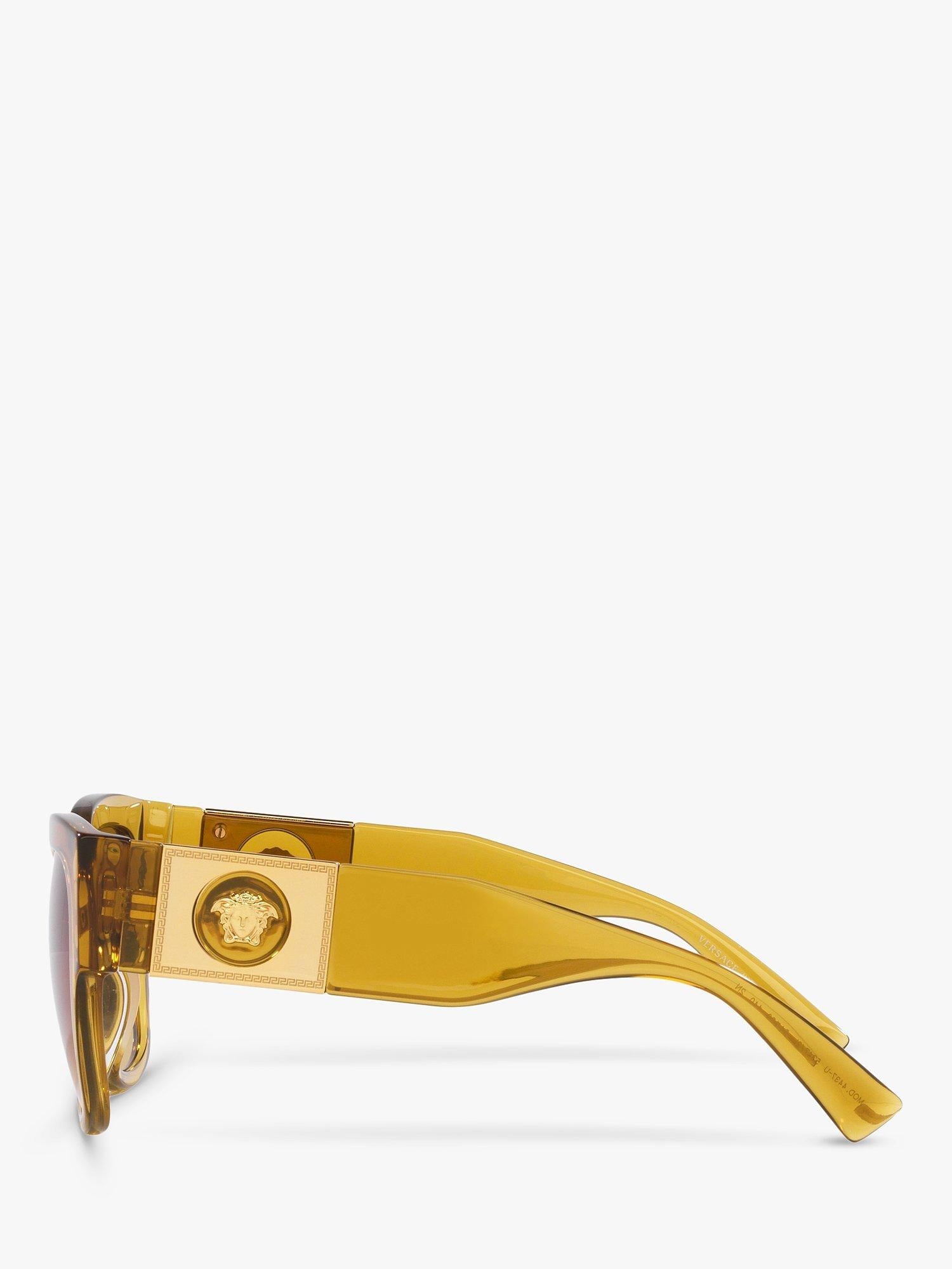 Versace pillow sunglasses honey brown gradient - British product